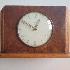 Relojes de carga manual: RELOJ HUCHA BANCO TIME SAVINGS CLOCK - MODELO ART DECÓ - MADE IN ENGLANG - AÑOS 40 - 50. Lote 327901628