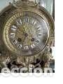 Relojes de carga manual: Reloj de bronce de sobremesa con p&eacute;ndulo interior - Foto 2