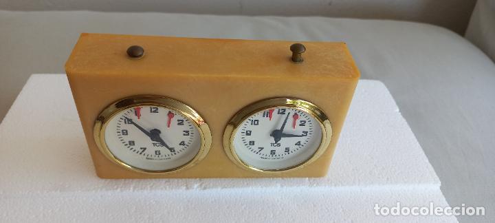 Reloj de Ajedrez con Temporizador sistema cuerda APF ROLLAND Vintage Blanco  de segunda mano