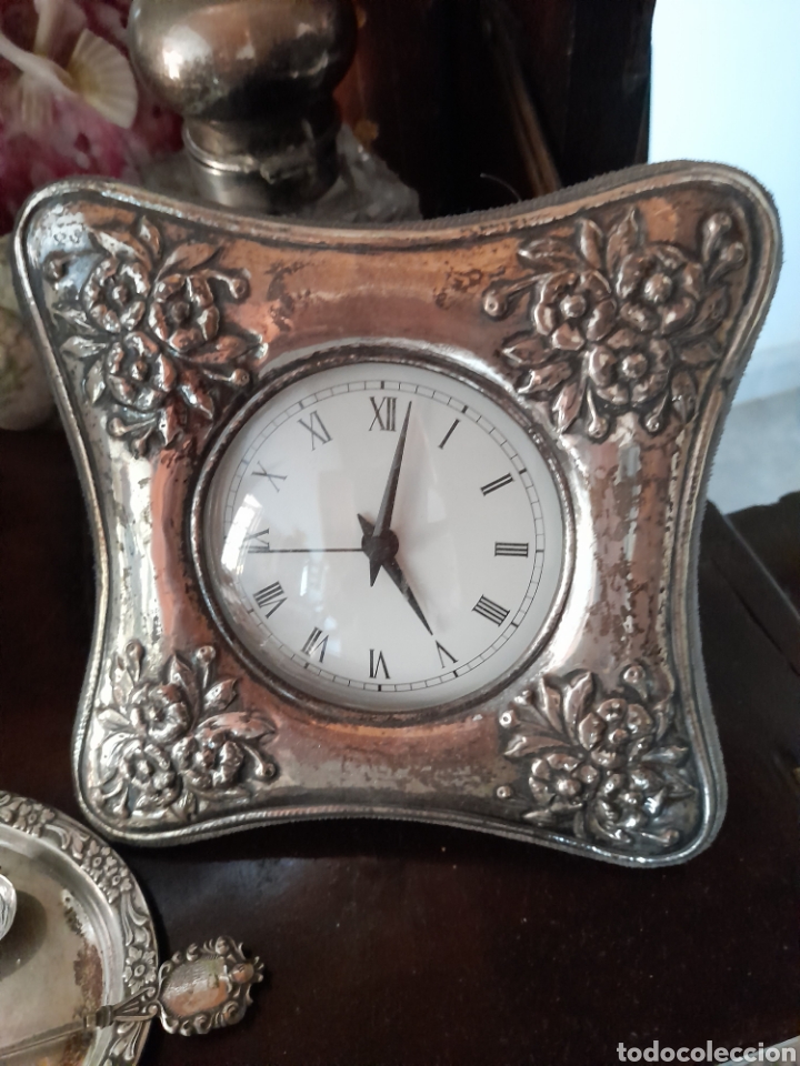 Relojes de carga manual: Reloj plata de ley - Foto 1