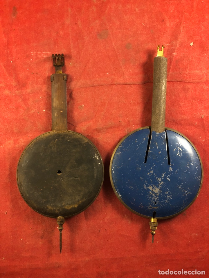 Relojes de carga manual: Dos p&eacute;ndulos de reloj - Foto 4