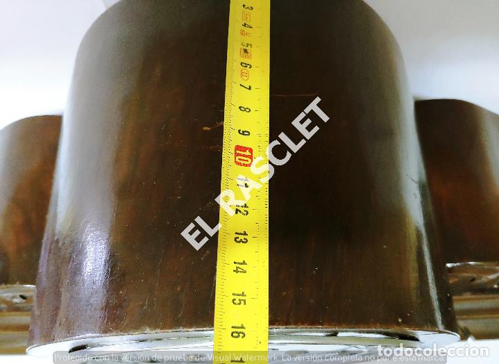 Relojes de carga manual: ANTIGUO RELOJ DE SOBREMESA O CHIMENEA - EN MADERA - - Foto 8
