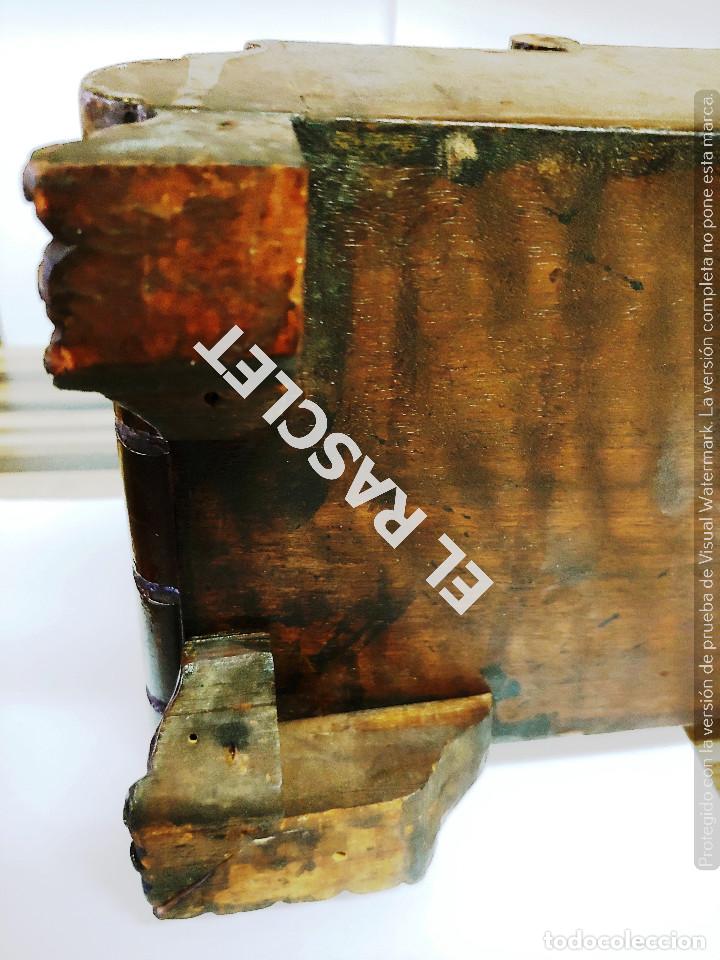 Relojes de carga manual: ANTIGUO RELOJ DE SOBREMESA O CHIMENEA - EN MADERA - - Foto 17