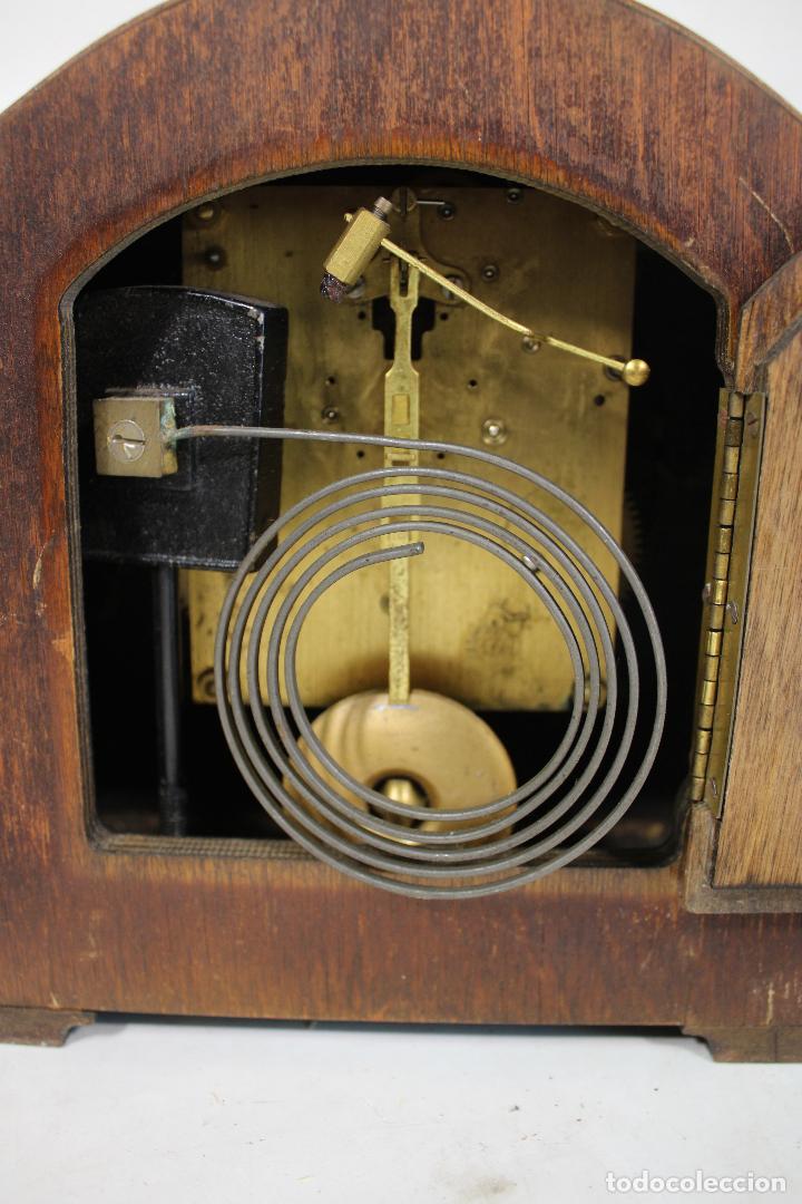 Relojes de carga manual: antiguo reloj de chimenea bentima - Foto 4