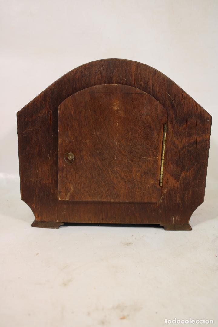 Relojes de carga manual: antiguo reloj de chimenea bentima - Foto 5