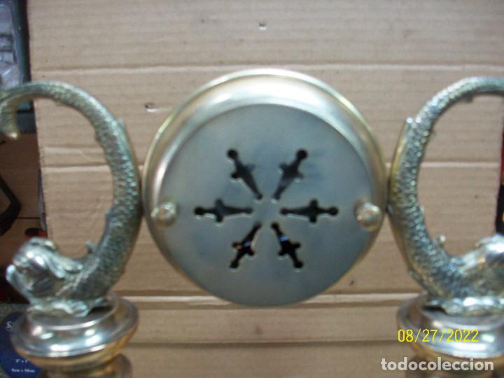Relojes de carga manual: RELOJ ALEMAN-BASE DE MARMOL-FUNCIONA - Foto 7