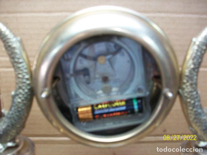 Relojes de carga manual: RELOJ ALEMAN-BASE DE MARMOL-FUNCIONA - Foto 8
