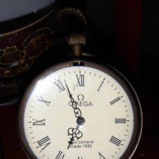 Relojes de carga manual: RELOJ OMEGA SWIT ZERLAND MADE 1882 BOLA DE CRISTAL Y LATÓN. Lote 365819166