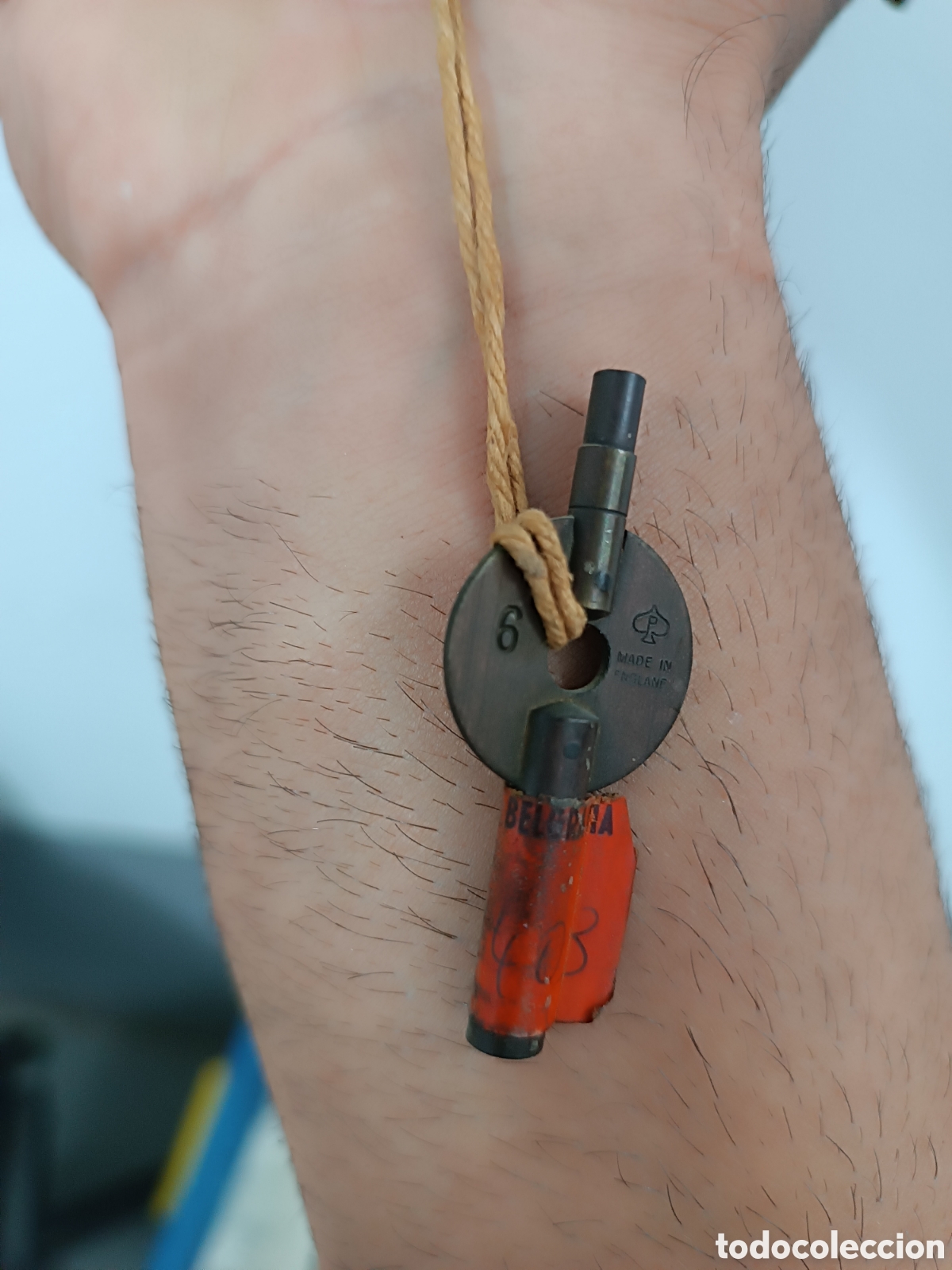 Relojes de carga manual: Antiguo reloj de chimenea. No funciona - Foto 6