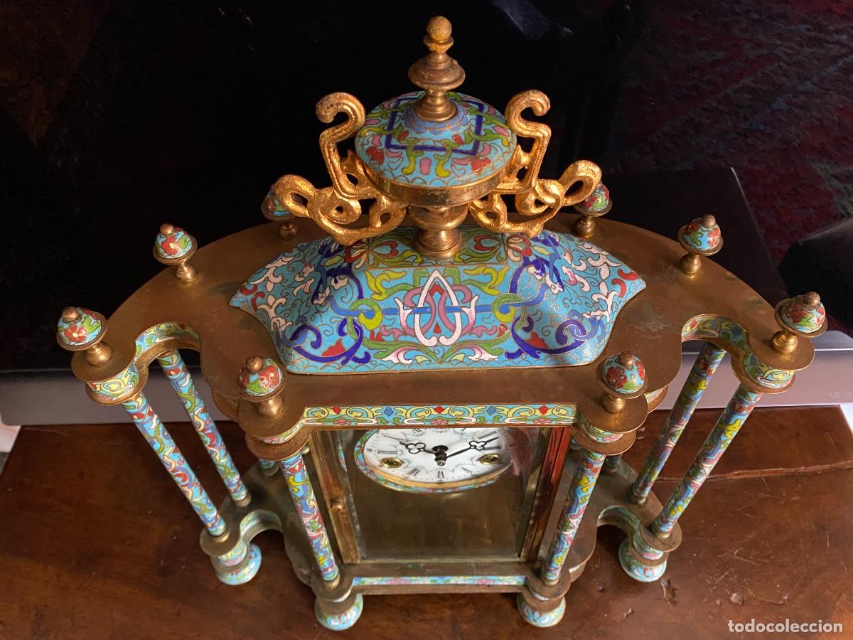 Relojes de carga manual: Reloj de sobremesa Cloisonne - Foto 7