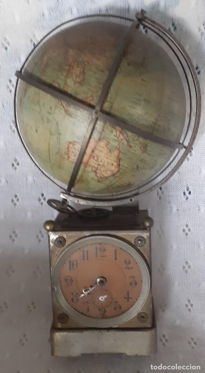 Relojes de carga manual: Reloj antiguo globo terr&aacute;queo - Foto 13