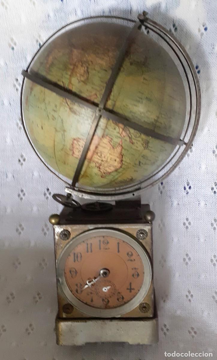 Relojes de carga manual: Reloj antiguo globo terr&aacute;queo - Foto 14