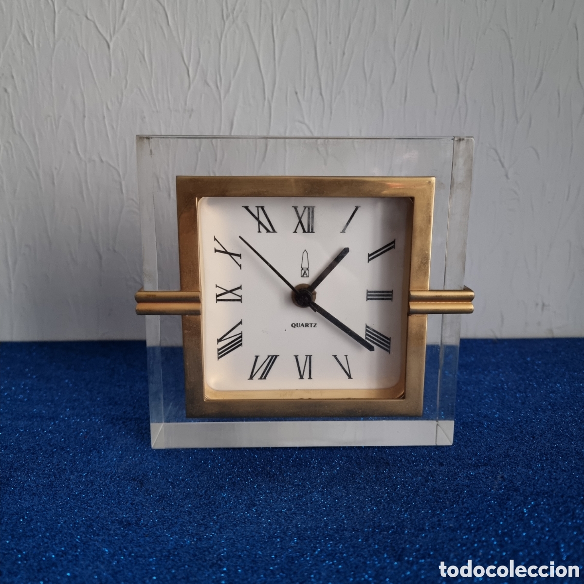 reloj mesa metacrilato quartz - Compra venta en todocoleccion