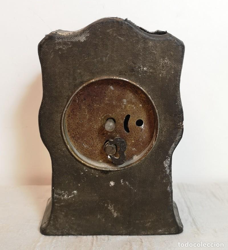 Relojes de carga manual: Antiguo Reloj de Mesa - Foto 4