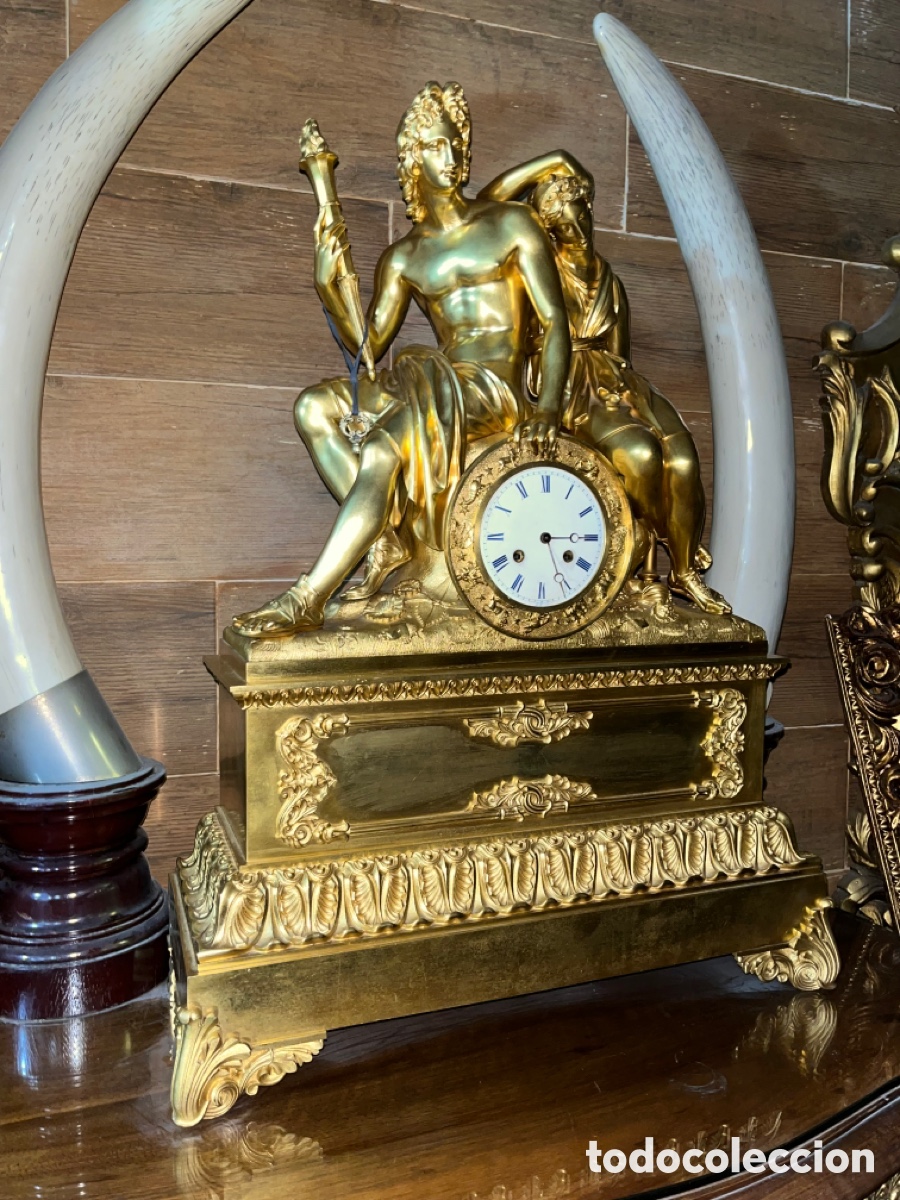 Relojes de carga manual: Reloj franc&eacute;s de bronce - Foto 2