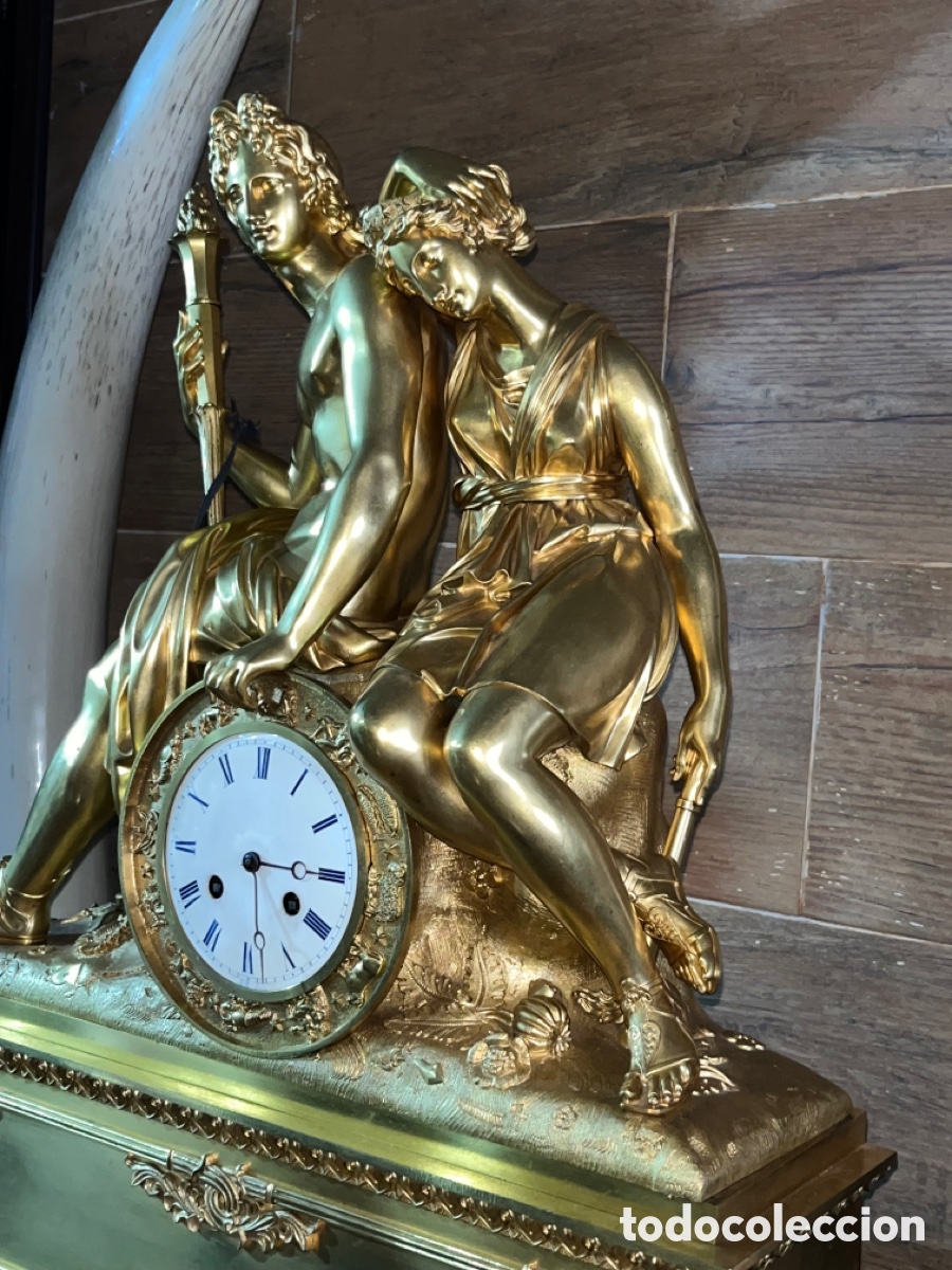 Relojes de carga manual: Reloj franc&eacute;s de bronce - Foto 11