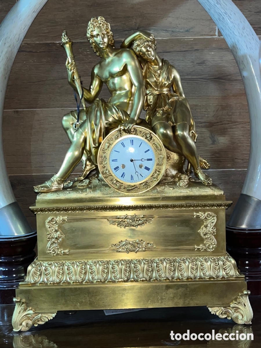 Relojes de carga manual: Reloj franc&eacute;s de bronce - Foto 13