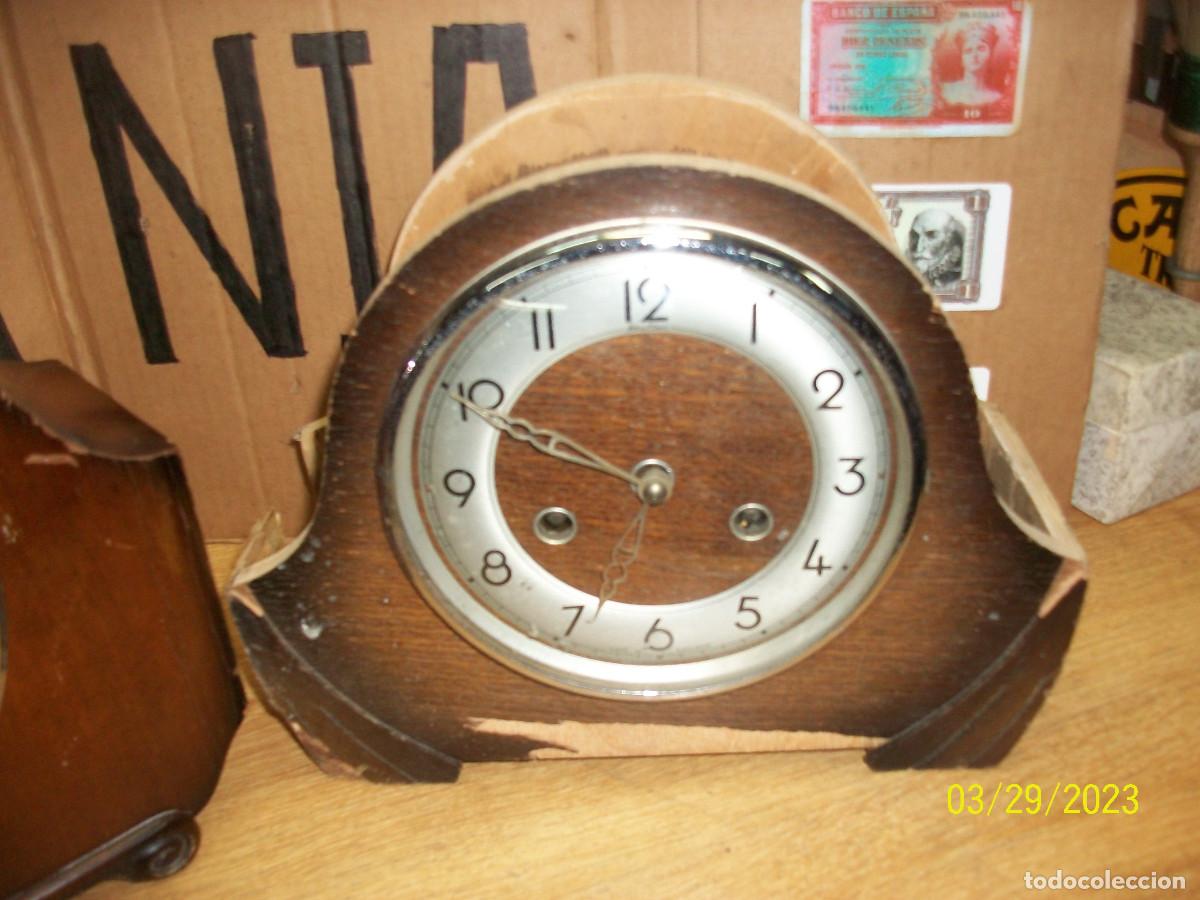 Relojes de carga manual: LOTE DE 2 RELOJES-CARRILLON-SMITHS - Foto 3