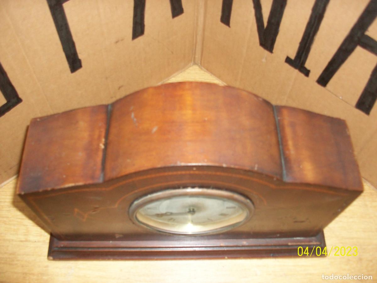 Relojes de carga manual: ANTIGUO RELOJ SUIZO-CAOBA - Foto 2