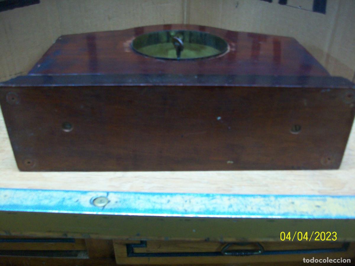 Relojes de carga manual: ANTIGUO RELOJ SUIZO-CAOBA - Foto 6