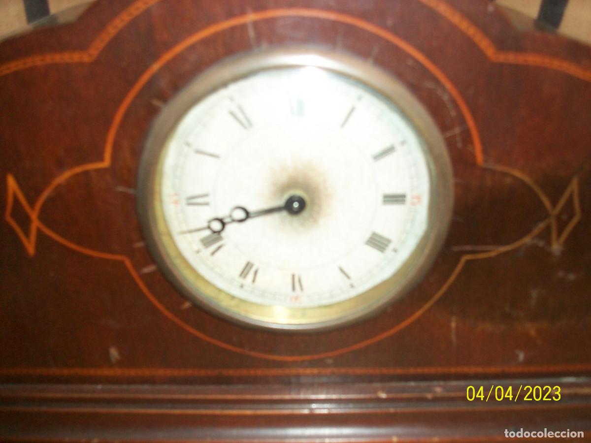 Relojes de carga manual: ANTIGUO RELOJ SUIZO-CAOBA - Foto 9