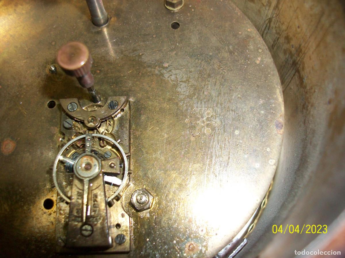Relojes de carga manual: ANTIGUO RELOJ SUIZO-CAOBA - Foto 10