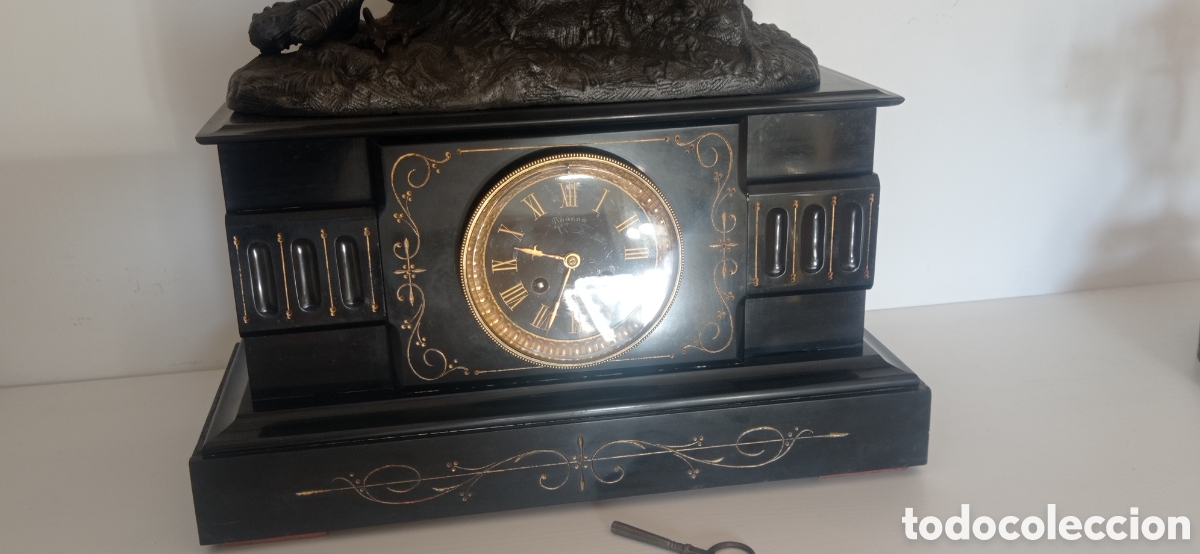 Relojes de carga manual: Reloj antiguo estilo napole&oacute;nico - Foto 2