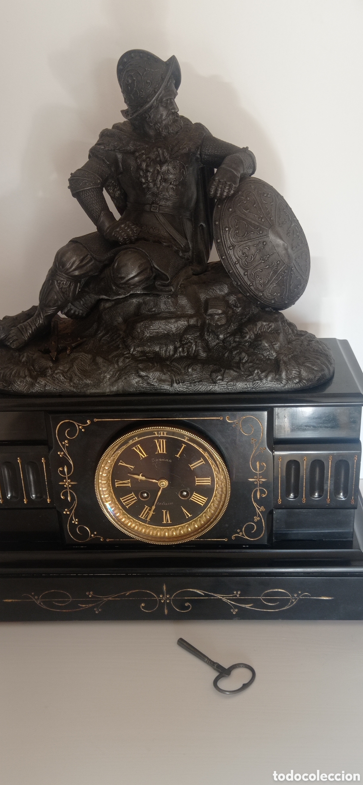 Relojes de carga manual: Reloj antiguo estilo napole&oacute;nico - Foto 4