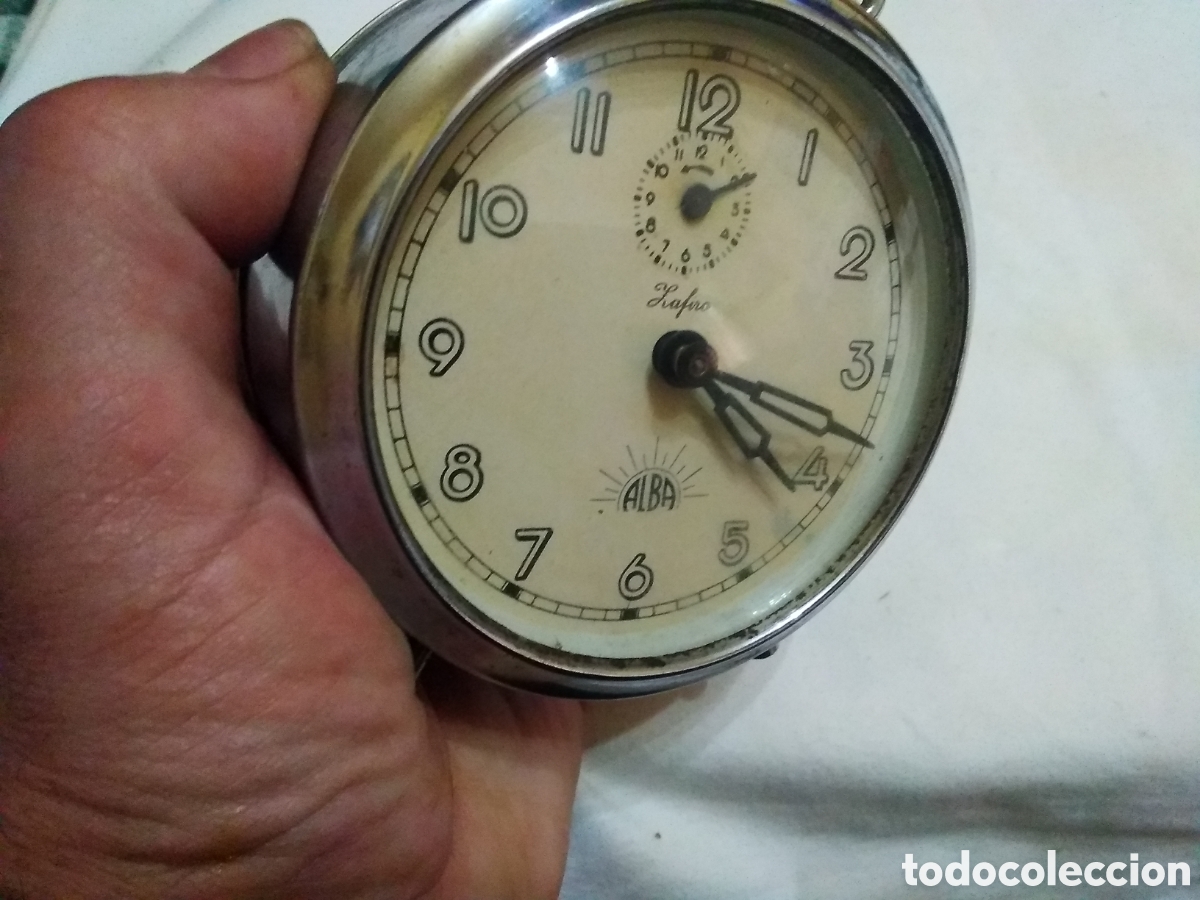 Vintage Kaiser Reloj Despertador de Mesilla Mecánico Cuerda Manual -  Alemania