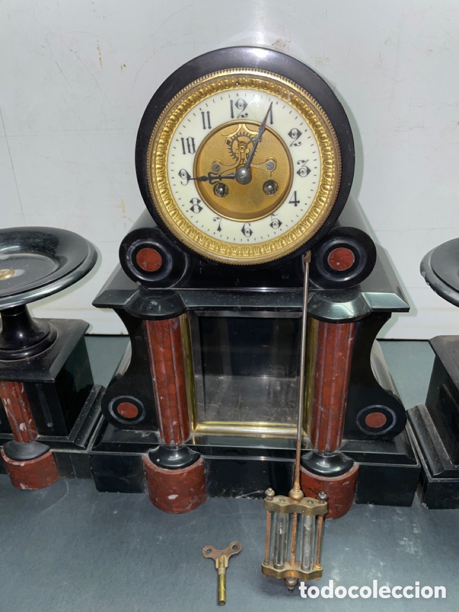 Relojes de carga manual: Reloj de sobremesa pendulo de mercurio - Foto 2
