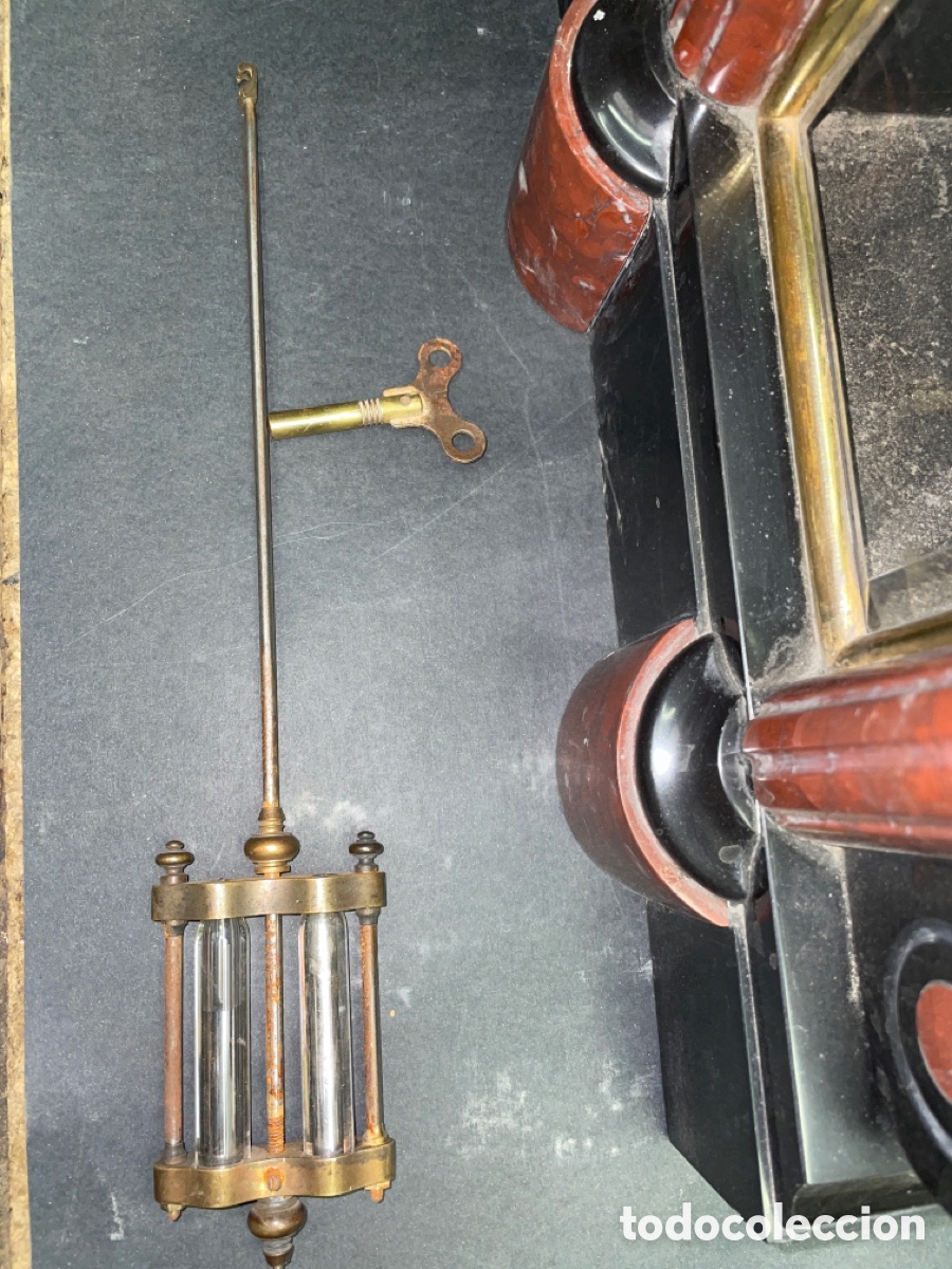 Relojes de carga manual: Reloj de sobremesa pendulo de mercurio - Foto 5