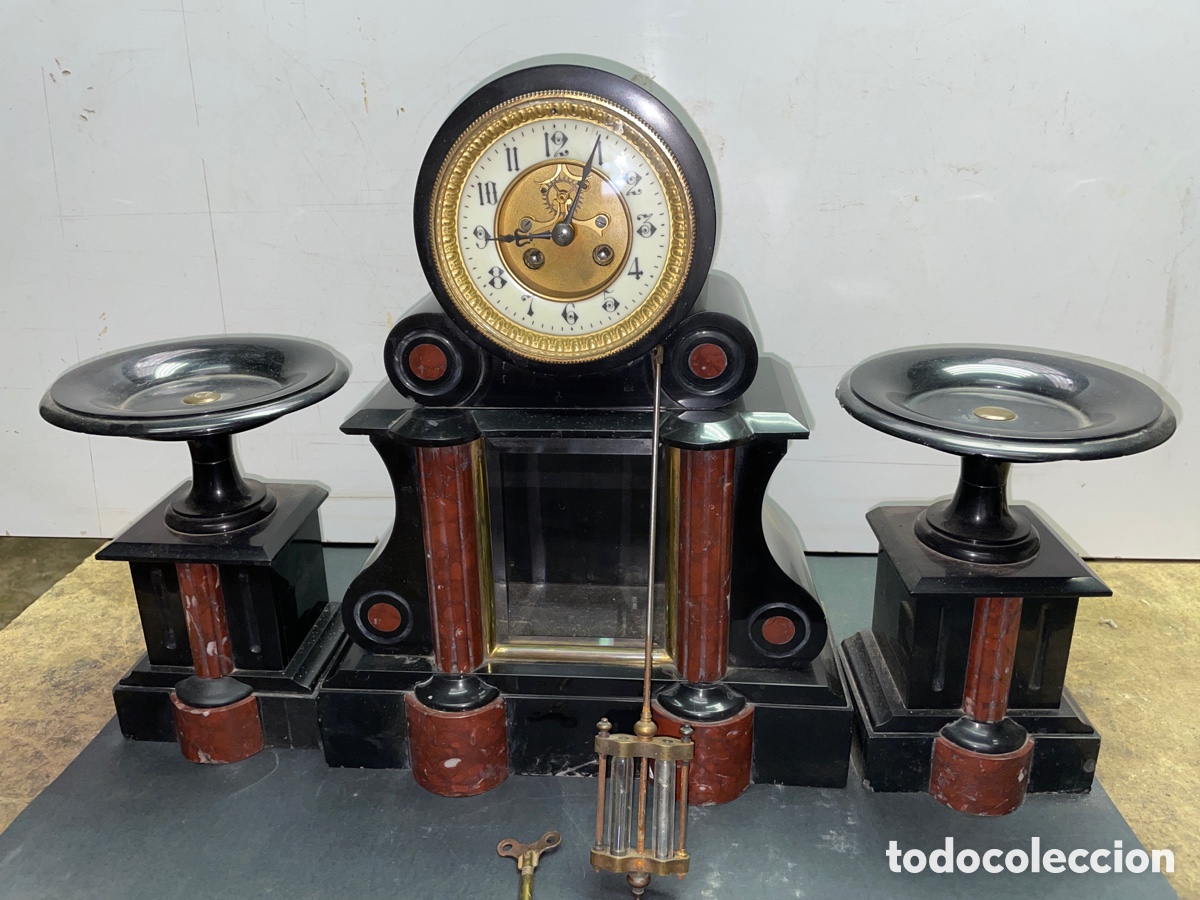 Relojes de carga manual: Reloj de sobremesa pendulo de mercurio - Foto 1