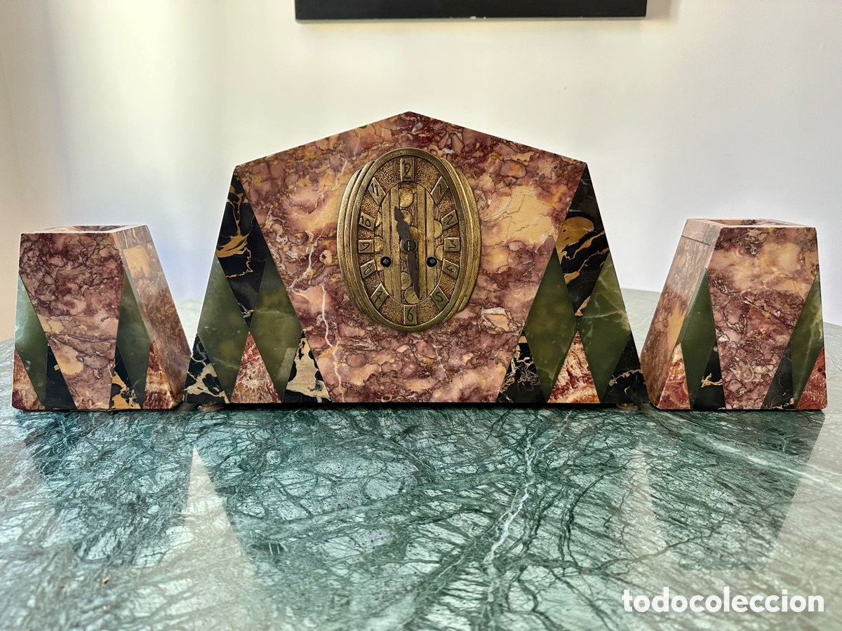 Relojes de carga manual: Reloj de mesa Art Deco - Foto 1