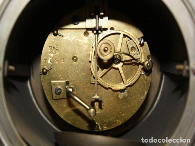 Relojes de carga manual: Pendule en bronze fin XIX&egrave;me - Foto 5