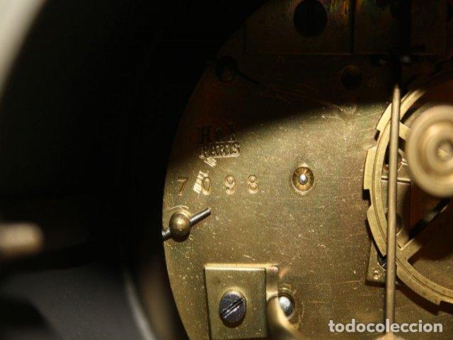 Relojes de carga manual: Pendule en bronze fin XIX&egrave;me - Foto 6