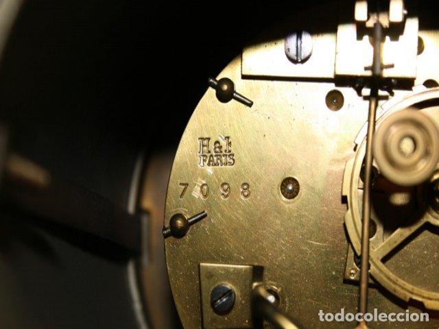 Relojes de carga manual: Pendule en bronze fin XIX&egrave;me - Foto 7