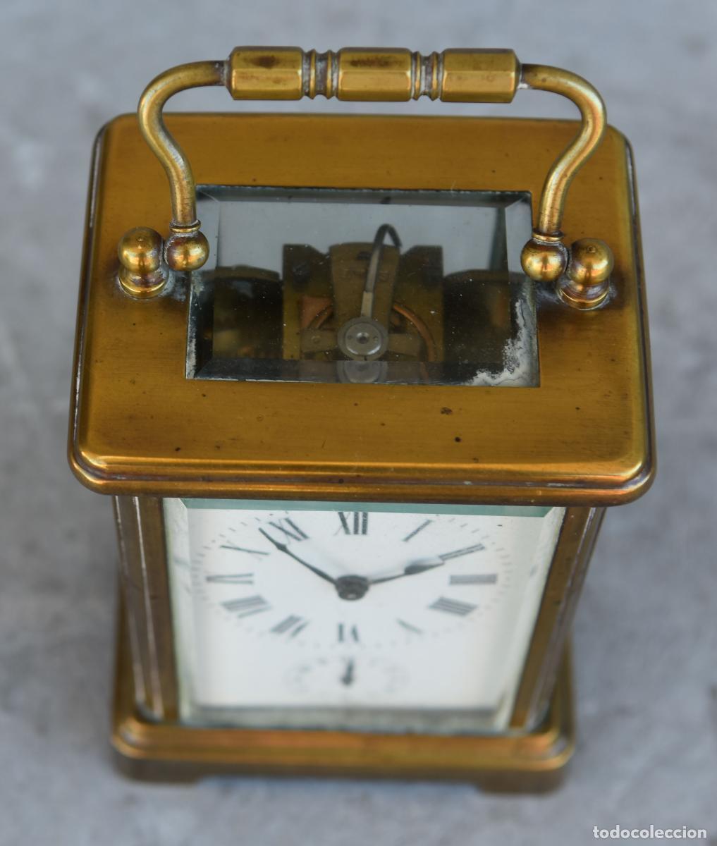 Relojes de carga manual: Pendulette de voyage 1900 bronze - Foto 2