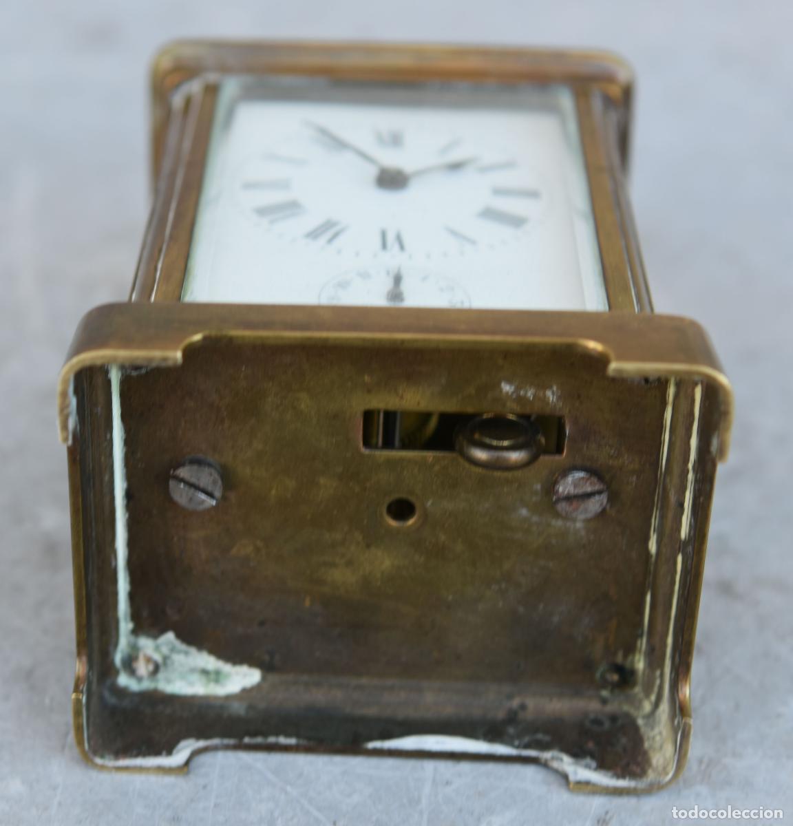 Relojes de carga manual: Pendulette de voyage 1900 bronze - Foto 4