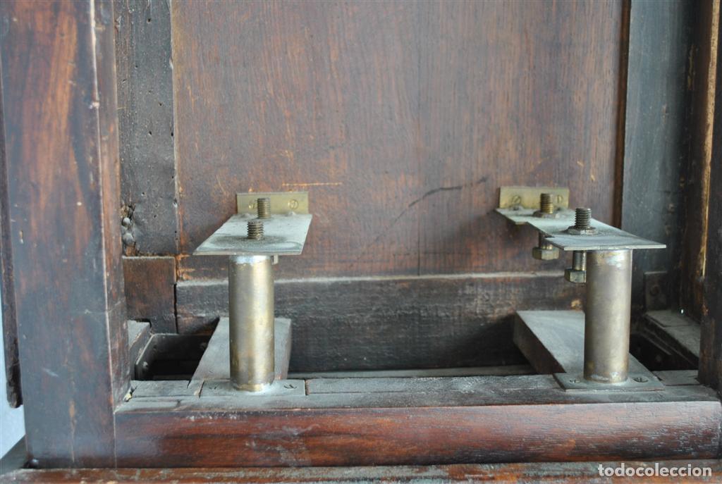 Relojes de carga manual: Pendule comtoise proven&ccedil;ale en noyer XIX&egrave;me - Foto 4