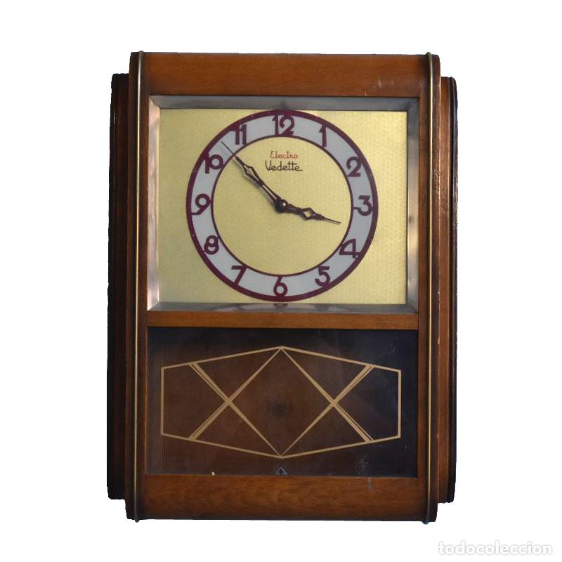 Relojes de carga manual: Pendule Vedette Art d&eacute;co 1930 &eacute;lectro - Foto 1