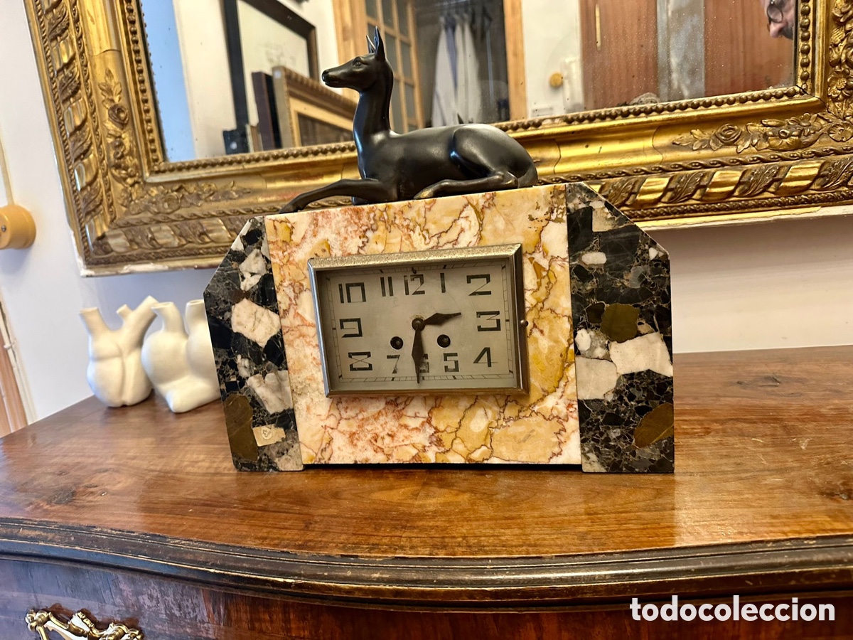 reloj despertador art deco de mesilla y muy ant - Compra venta en  todocoleccion