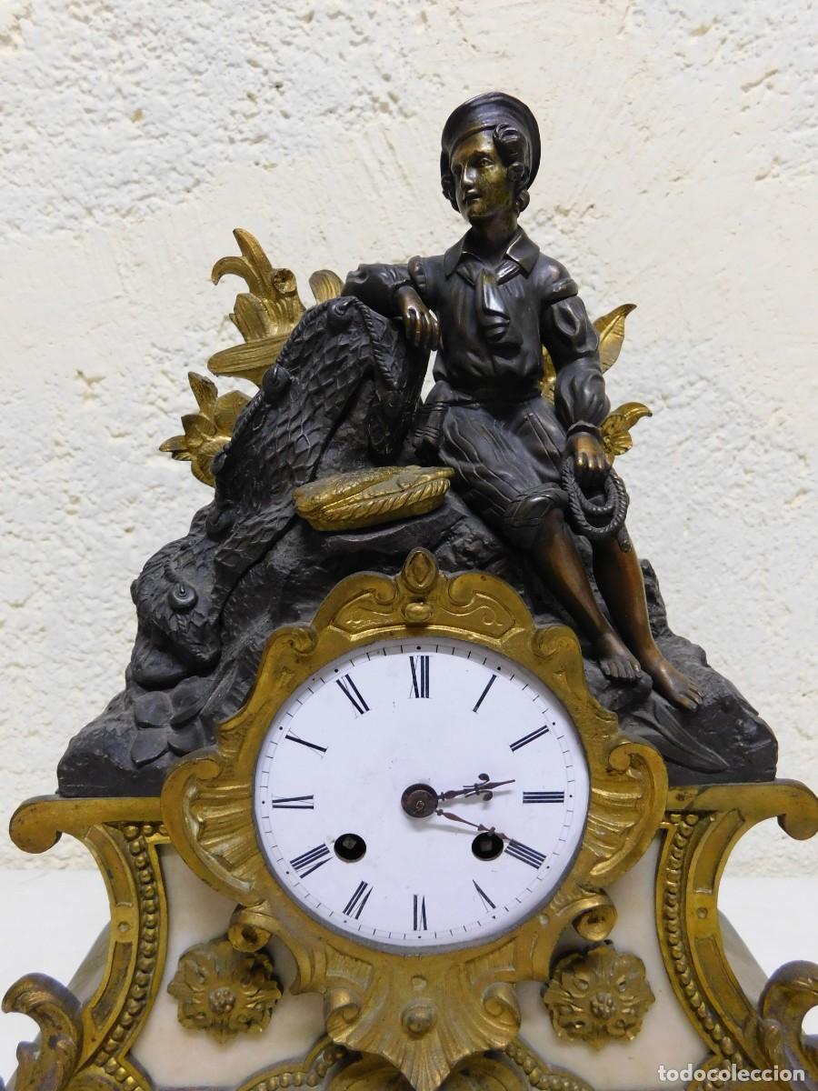 Relojes de carga manual: RELOJ SOBREMESA BRONCE - Foto 4