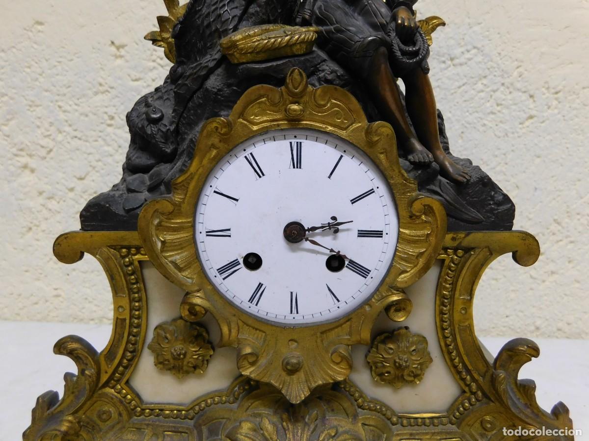 Relojes de carga manual: RELOJ SOBREMESA BRONCE - Foto 6