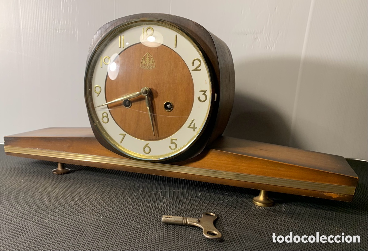 reloj chimenea alemán con maquinaria fhs. con s - Compra venta en  todocoleccion