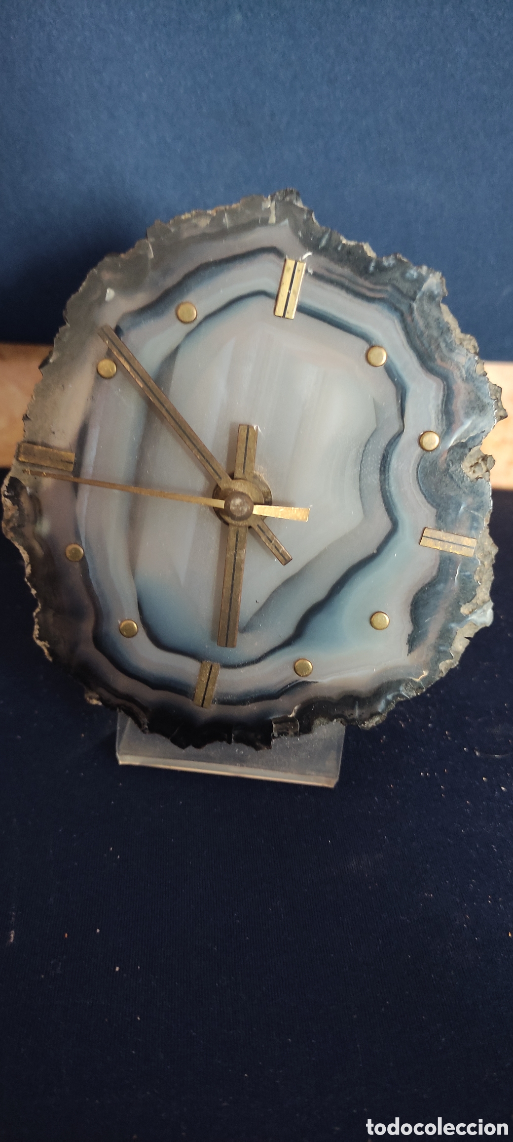 Relojes de carga manual: RELOJ SOBRE PIEDRA AGATA - Foto 2