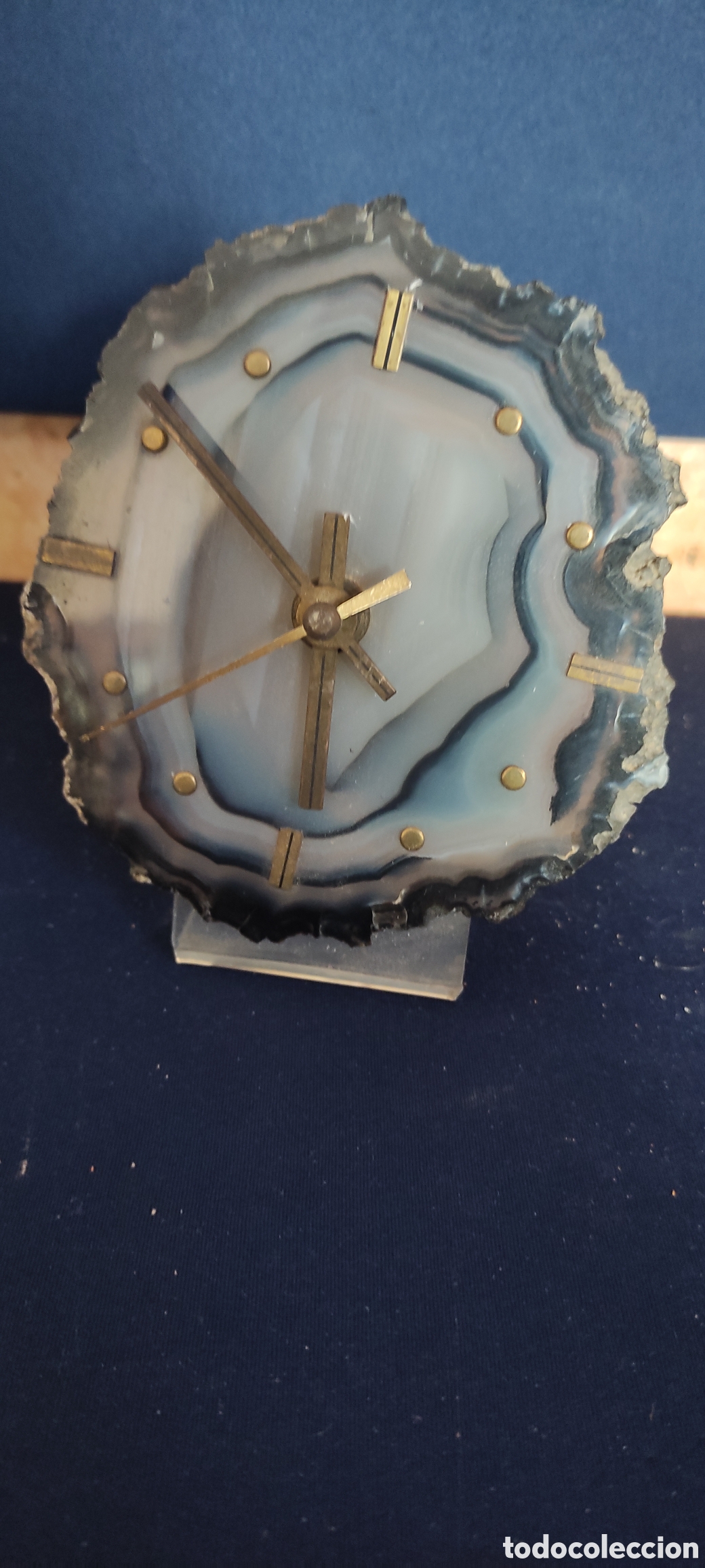 Relojes de carga manual: RELOJ SOBRE PIEDRA AGATA - Foto 3