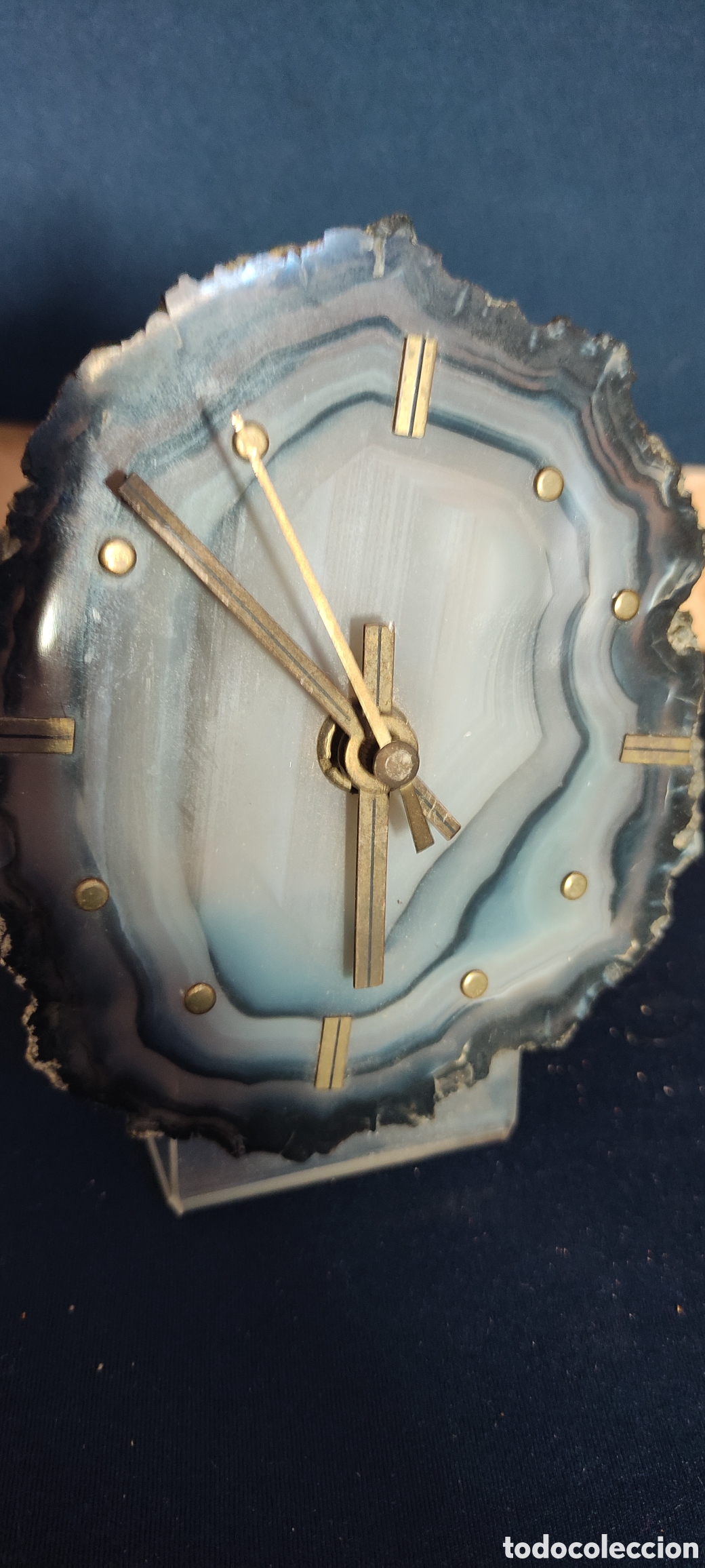 Relojes de carga manual: RELOJ SOBRE PIEDRA AGATA - Foto 5