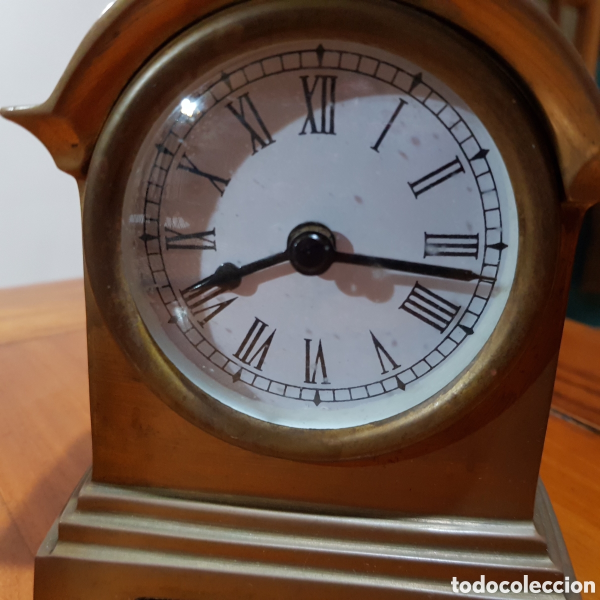 Relojes de carga manual: RELOJ DE SOBREMESA EN BRONCE - Foto 3