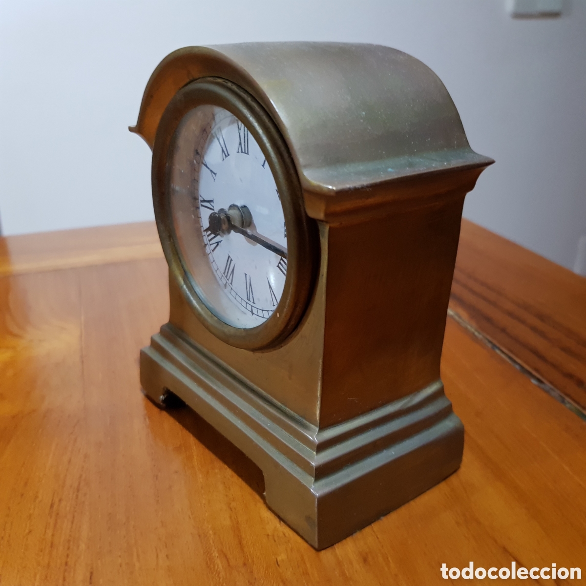 Relojes de carga manual: RELOJ DE SOBREMESA EN BRONCE - Foto 4