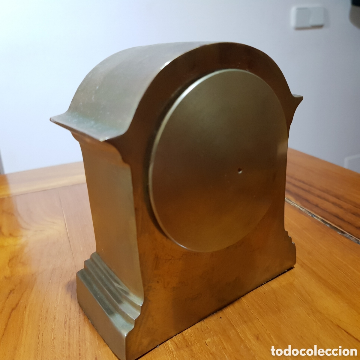 Relojes de carga manual: RELOJ DE SOBREMESA EN BRONCE - Foto 6